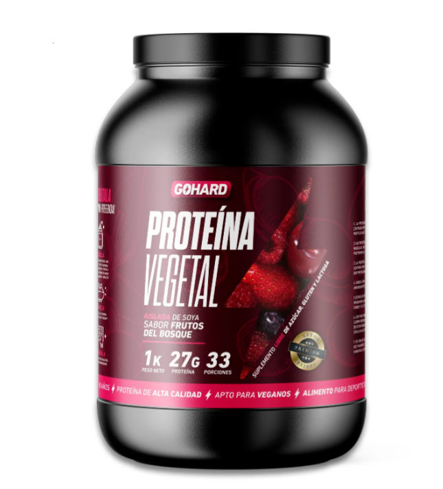 Proteína Vegetal GoHard 1 Kg Frutos del Bosque