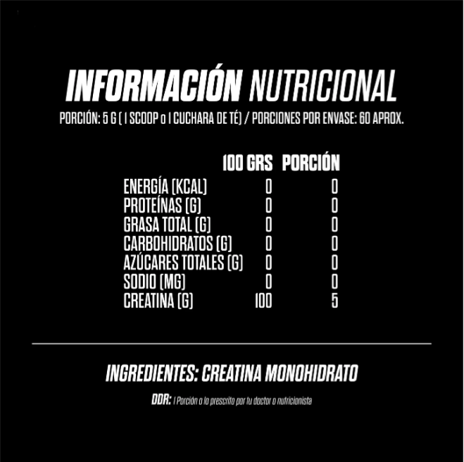Creatina Monohidratada GoHard 300 g